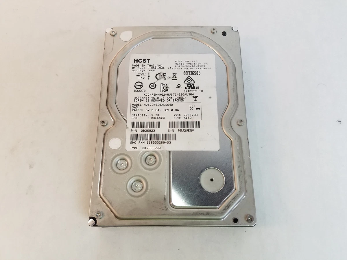 NEW 2TB HGST 7K6000 SAS 12Gb/s 3.5