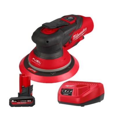 Milwaukee M12 FROS50-501 Orbital Sander 5mm 6'' 150mm Kit 5.0Ah