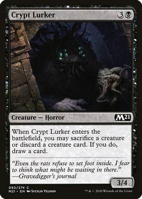 [MTG] Crypt Lurker (093) (M21) LP-HP