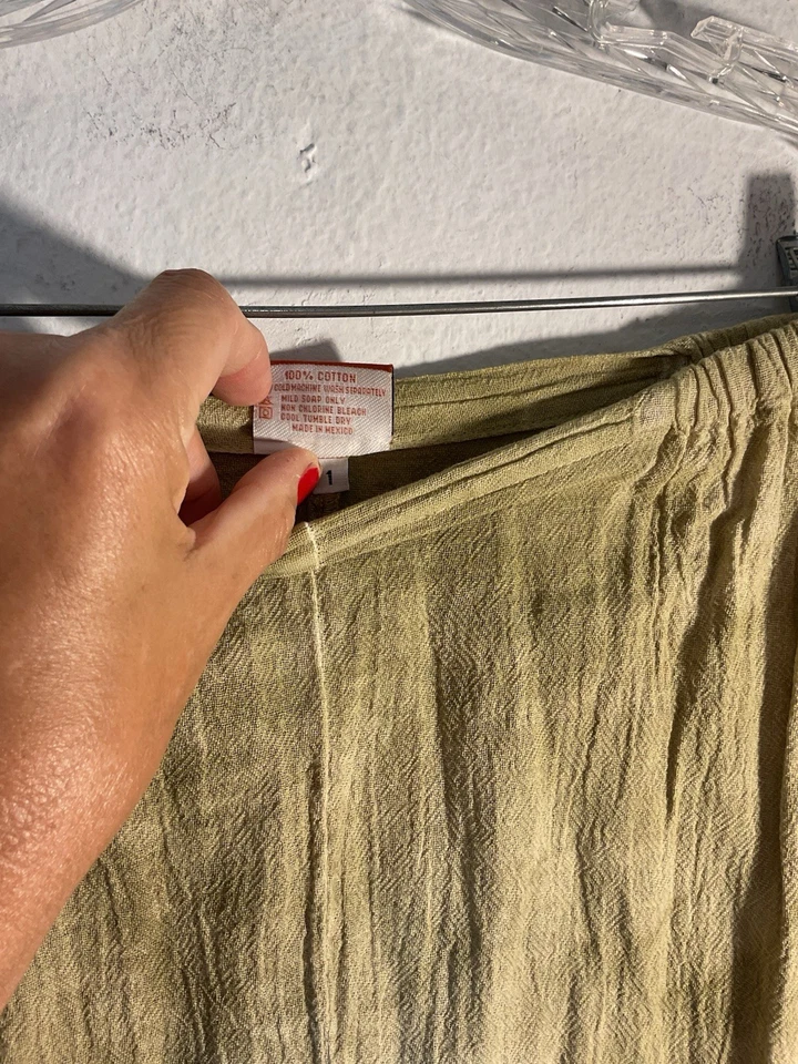 Oh My Gauze! Damas Maxi Falda 1 XS Amarillo Trompeta Larga Cápsula Lagonlook Boho Foto 4 de 4