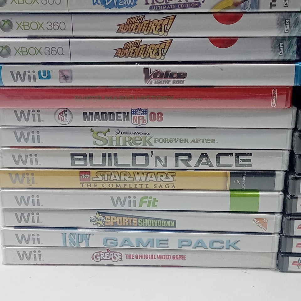 Huge Sealed Nintendo Lot PlayStation 2 PS3 PS4 Wii Wii U Xbox 360 Xbox One - Image 4 of 4