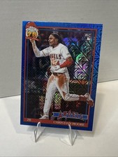 2026 Topps Series 1 91C-59 Christian Moore Blue Mojo RC 104/150 Angels 75th Year
