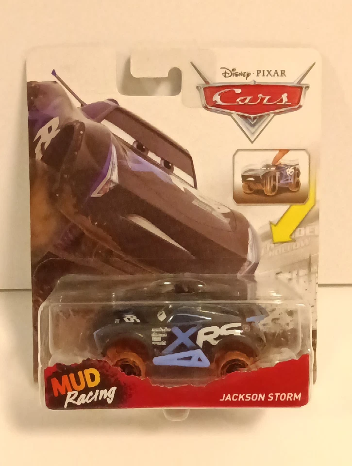 Disney Pixar Cars Set Of (5) Pcs Mud Racing 1:55 Scale Die Cast. - Image 4 of 4