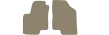 Basic Tappeti ANTERIORI per Kia Venga 2009-2019, Beige Scuro Tappetini