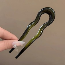 Women U Shaped Hairpin French Style Hair Pin Hair Stick Hair Fork Stick Pins NEW