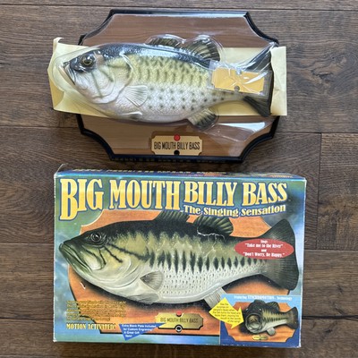 5-403】未使用 1998 Gemmy Industries Big Mouth Billy Bass The Singing Sensation New in Box VINTAGE Big Mouth Billy Bass Singing Fish 1998 Motion