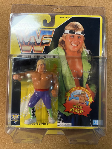 OWEN HART / WWF Hasbro / Vintage Figure / with def...