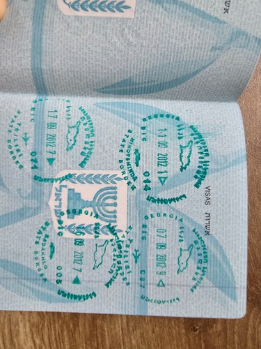 Posten von 3 israelischen Reisedokumenten – abgelaufen – für Requisiten/Theatergebrauch KOSTENLOSER VERSAND - Bild 14 von 21