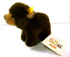 Steiff Bear "Browny" Plush Made in Germany Brown Stuffed Animal Teddy 5 1/2"