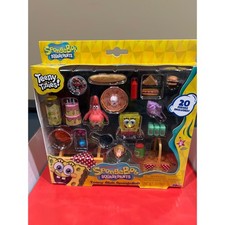 SpongeBob SquarePants Teeny Club Teeny Tinies 20Piece Mini Figure Picnic Playset