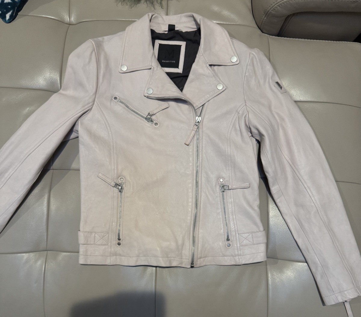 Mauritius Women's Sofia Jacket, Lamb Leather, Pal… - image 1