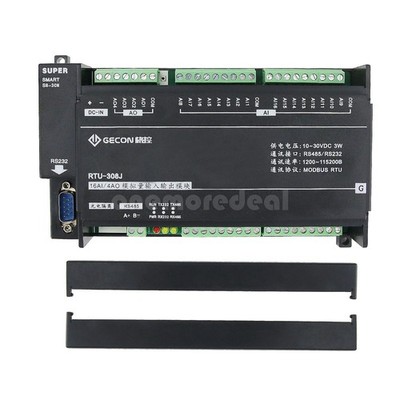 16 Analog Input 4 Analog Output Module For Modbus RTU IO Module RTU-308J 16AI SZ