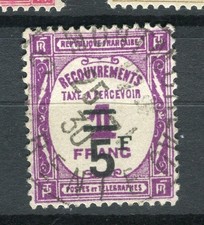 FRANCE; 1927-30 early Postage Due issue fine used 5Fr. value