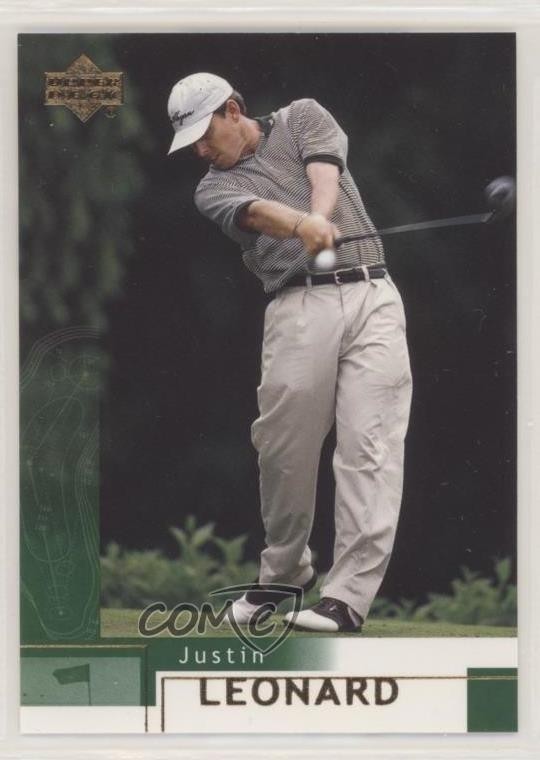 2002 Upper Deck Justin Leonard #9 g6p