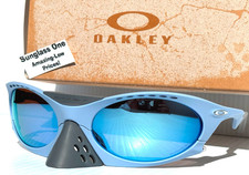 NEW Oakley PLANTARIS Matte Stonewash PRIZM POLARIZED Deep Water Sunglass 9437-04