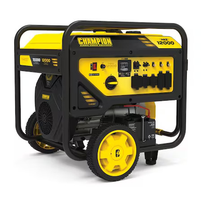 #ad Champion Power Equipment 201160 Portable Generator Gasoline 12000 W Rated $3374.99
