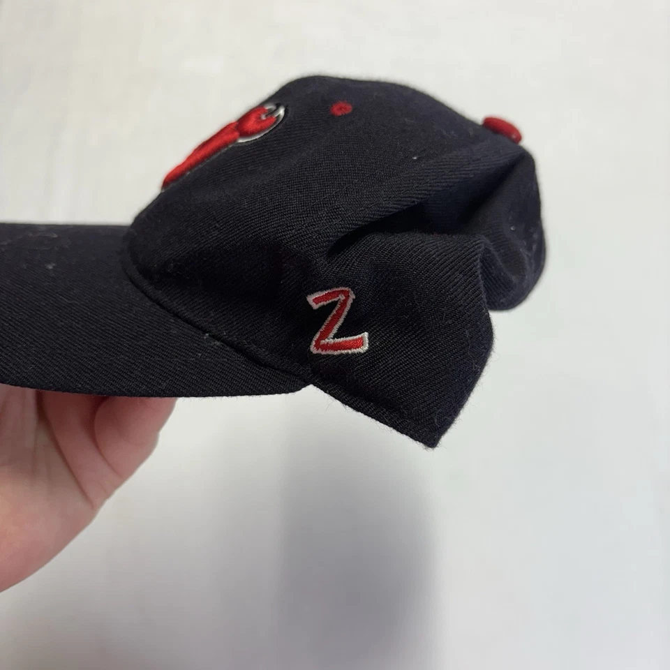 Sombrero ajustado de ala curva para hombre Zephyr NHL New Jersey Devils talla 7 1/2 negro Foto 2 de 4