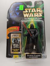 Star Wars Power of the Force DARTH VADER Action Figure w Flashback Photo