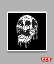 Skull 3  Gloss Sticker FREE SHIPPING