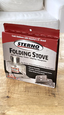 STERNO Single-Burner Folding Stove For Camping, Picnics, Tailgating NEW L1