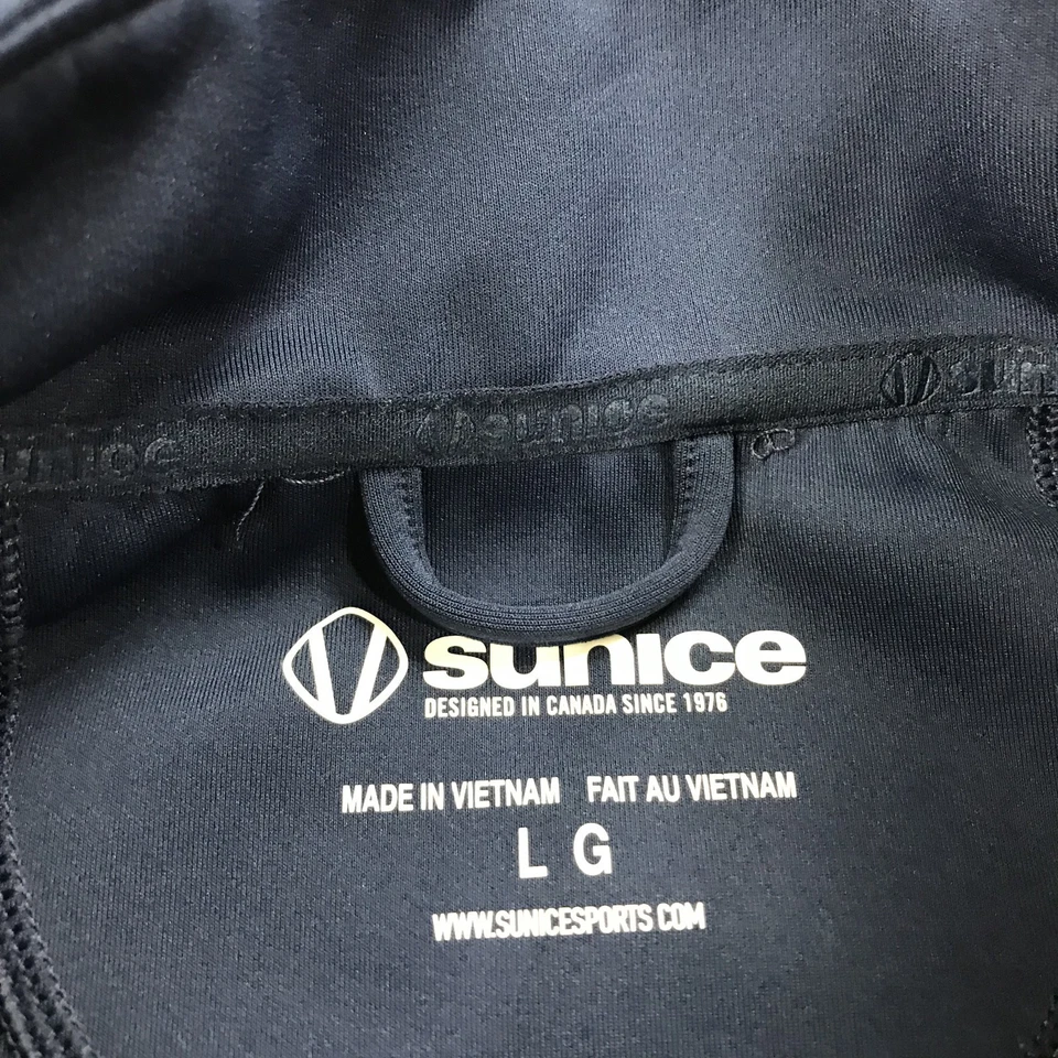 Chaqueta de golf Sunice para hombre grande azul Allendale 1/4 cuarto logotipo de Srixon pulóver Foto 3 de 4