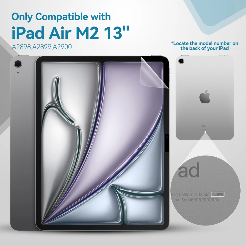 Penstudio Paper-Feel Screen Protector for iPad Air M2 13 inch | Anti-Glare - Image 2 of 4