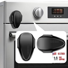 Oven Lock Child Safety 2 Pack ,Oven Door Lock,Oven Front Lock, Black-2 PACK