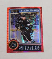 2014-15 O-Pee-Chee Platinum #172 Barclay Goodrow Red Prism /135 NHL Hockey Card