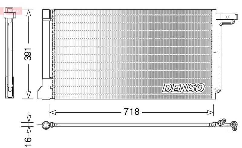 DENSO Air Conditioning Condenser - DCN10028 - A/C Car / Van / Engine Parts - Image 12
