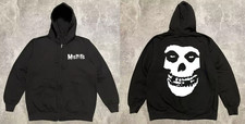 MISFITS ZIP UP HOODIE DOUBLE SIDED Full Size S to 5XL QT1464