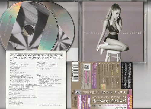 Ariana Grande – My Everything Japan CD + DVD w/obi Deluxe Edition UICU-1254