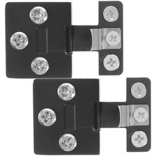 2 Pcs Hinges for Cupboard Doors Glass Cabinet Hidden Replacement
