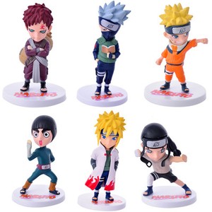 Naruto Gaara Rock Lee conjunto de 6 un. Figura de PVC Figuras Muñeca de juguete de muñecas Animé | eBay