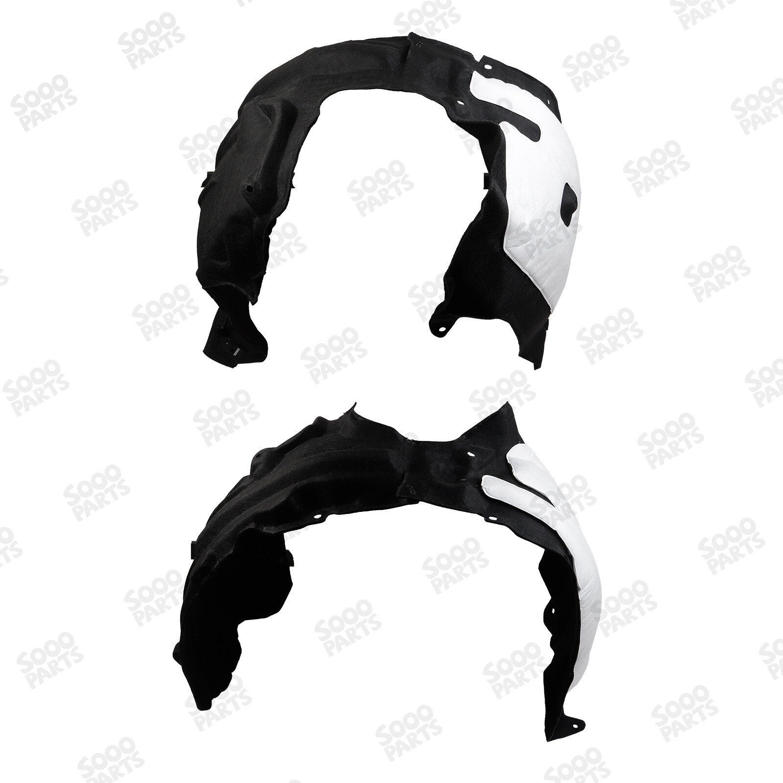 Pair Front Driver & Passenger Side Fender Liner For 2020-2024 Toyota Highlander