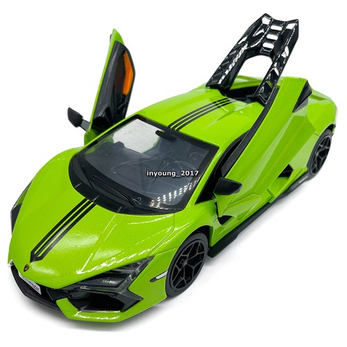 1:24 Lamborghini Revuelto Model Car Diecast Toy Cars Boys Toys for Kids Green - Picture 9 of 12
