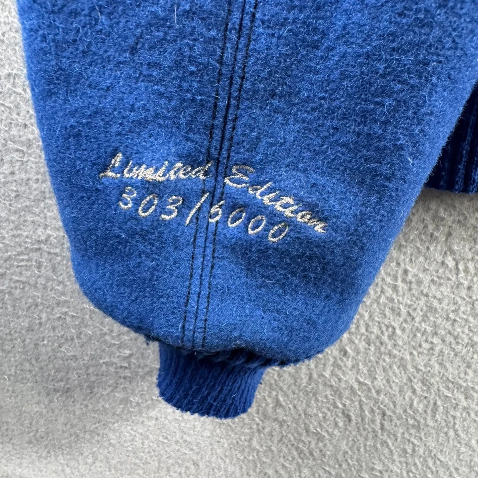 Cripple Creek PBR Jacket Mens Large Lamb Leather Wool 2001 Bud Light Cup Rodeo - Image 4 of 4