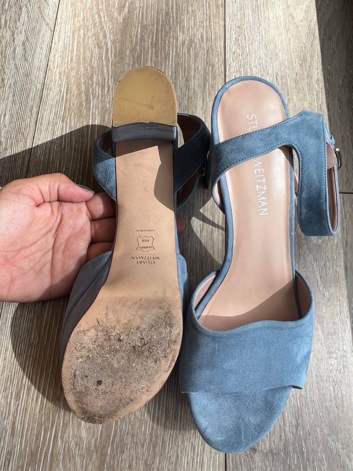 Stuart Weitzman Light Blue Platform - image 3