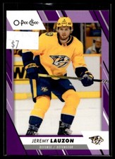 2023-24 O-Pee-Chee Purple Border Jeremy Lauzon 22/49 Nashville Predators #313