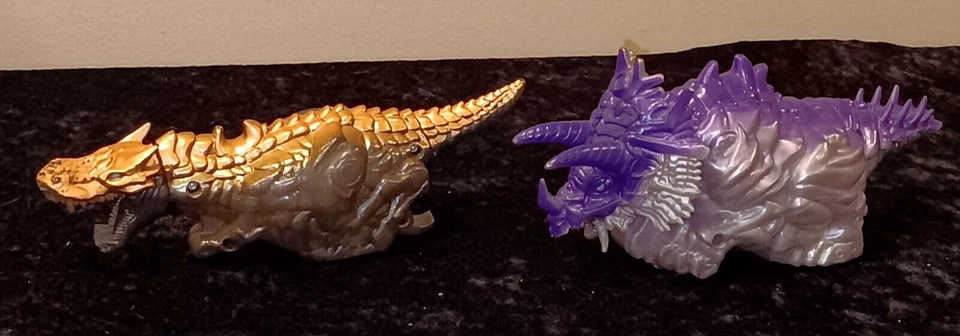 Dinobot Slug & Grimlock Pull-Back Cars Transformers Dino Sparkers 2013 - Image 3 of 4