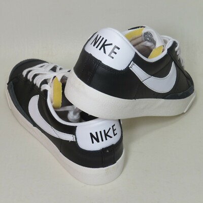 Nike Blazer Low 77 Vintage Black White Sneakers DA6364-001 Mens