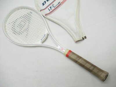 Raquette De Tennis Vintage Dunlop McEnroe – Taille Adulte, Avec Housse D'origine