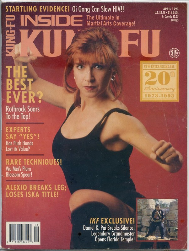 INSIDE KUNG FU magazine April 1993 Rothrock Daniel K. Pai Wu Mei MMA UFC 4/93