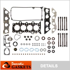 Fits 01-05 Hoda Civic EX HX 1.7L VTEC SOHC MLS Head Gasket Set Bolts D17A2 D17A6