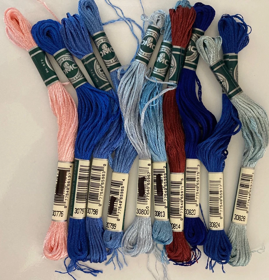 Group of Sixty-Four (64) Skeins DMC Rayon Six-Strand Embroidery Floss - Image 4 of 4