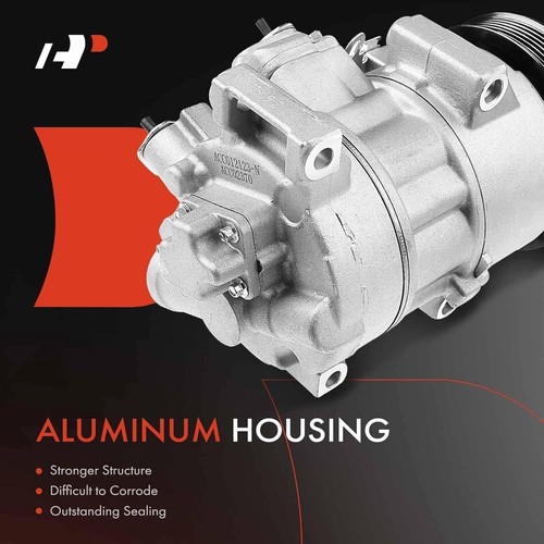 Air Conditioner AC Compressor with Clutch for Toyota Corolla 2009-2010, Matrix - Picture 3 of 9