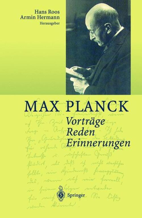 Thumbnail - Vorträge Reden Erinnerungen | Max Planck | Buch | Hc Runder Rücken