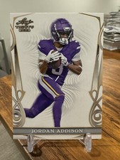 2023 Leaf Trinity Football Mega Box Jordan Addison RC Card 🔥📈