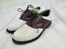 Classic New Men's French Shriner Brown and White Golf Shoes 7M
