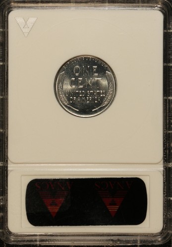 1943 P Steel Small Cent Old ANACS Small Holder GEM MS68 WW2 High Grade Low Pop - Picture 4 of 6