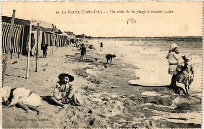 AK La BAULE - Eine Ecke des Strandes bei Flut (587387)